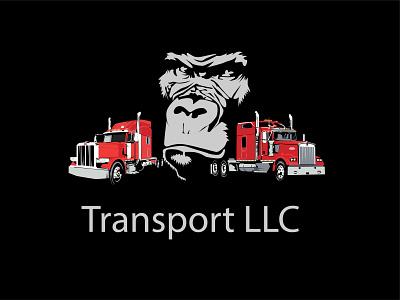 Logistic logo branding design graphic design identity illustration logistic logo transport typography vector