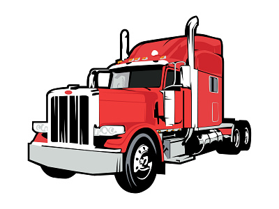 truck branding design graphic design identity illustration logistic logo truck typography vector