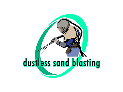 Sand Blasting logo design blasting branding design graphic design identity illustration logo sand typography vector