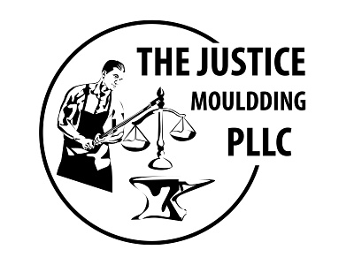 Blacksmith and Justice logo blacksmith branding design graphic design identity illustration justice logo typography vector