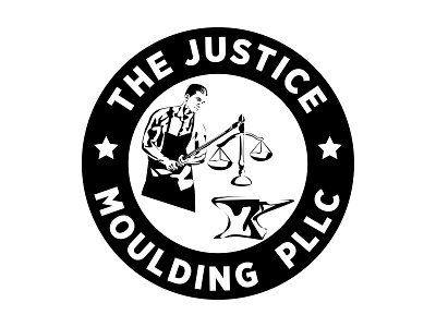 Justice logo blacksmith branding design graphic design identity illustration justice logo typography vector