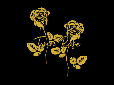 Rose branding design flower graphic design identity illustration logo rose typography vector