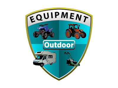 Outdoor Equipment logo branding design equipmnent graphic design identity illustration logo outdoor typography vector