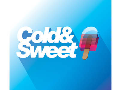 Cold&Sweet brand design illustrator logo ui vector