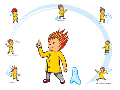 DaVinci Learning Kids - mascot illustration mascot mascot character scientist