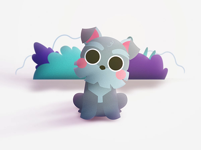 Happy Dog 🐾 2d animal animation design dog happy illustration jump motion park scottish terrier tongue