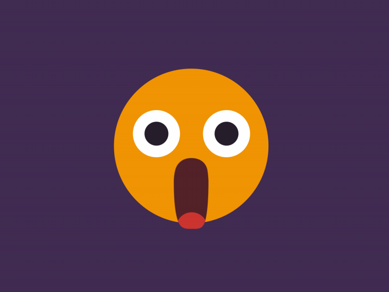 Surprise! animation emoji expression face gif icon reaction surprise