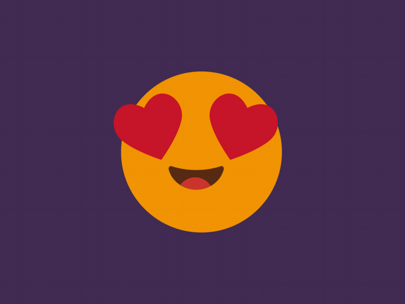 In Love! animation emoji expression face gif icon love reaction