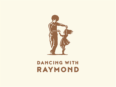 Dancing with Raymond branding dance dancing design icon illustration little girl logo vector