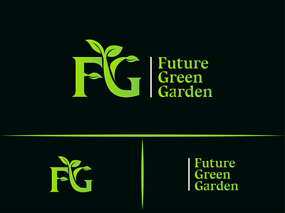 Future Garden Logo design future garden graphic design green logo natural service tree