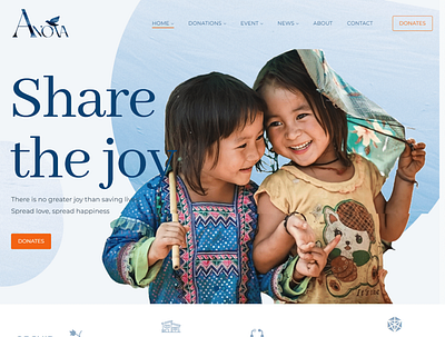 Charity website made by WordPress charity design elementor website wordpress