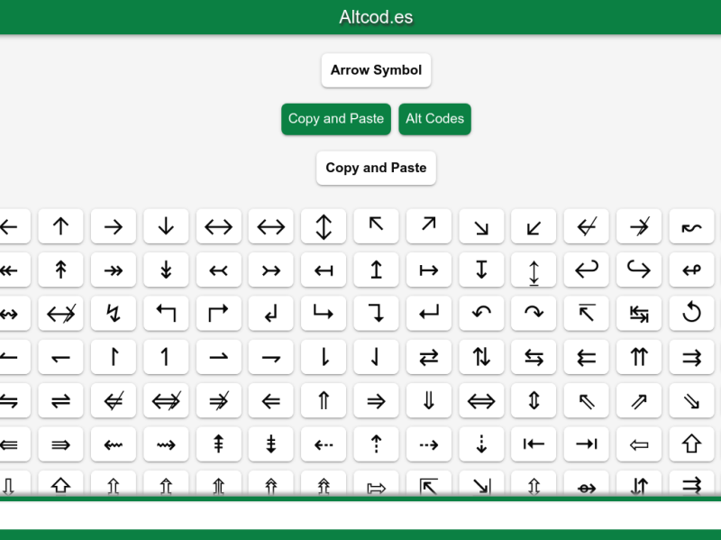 arrow-symbol-copy-and-paste-alt-codes-by-alt-codes-on-dribbble