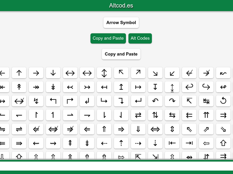 arrow-symbol-copy-and-paste-alt-codes-by-alt-codes-on-dribbble