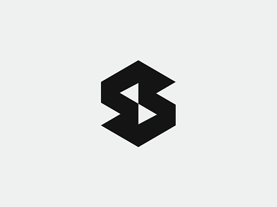 Geometric S brand branding geometric icon identity initial letter logo mark s symbol typography