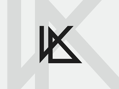 Personal Logo Concept branding geometric grid identity initial k letter logo mark monogram symbol typography