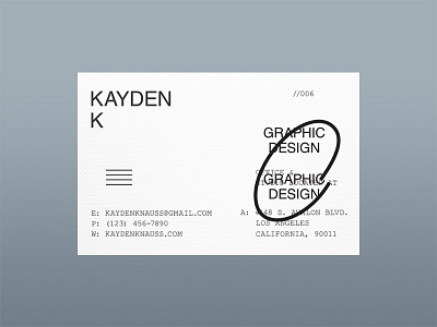 Business Card Concept