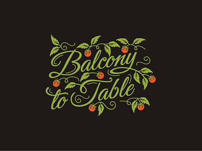 Balcony To Table