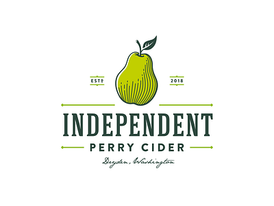 Independent alcohol cider dryden independent logo perry retro