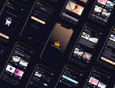 WebAcademy app appdesign design system product design systems thinking ui uidesign user experience user interface ux uxdesign uxui webdesign
