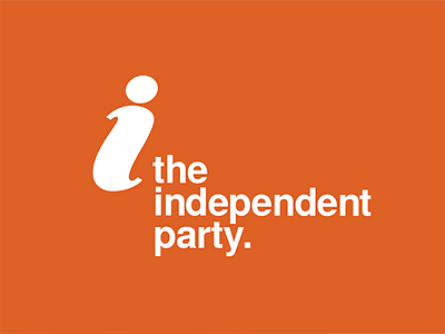The Independent Party brand identity branding logo logo design typography