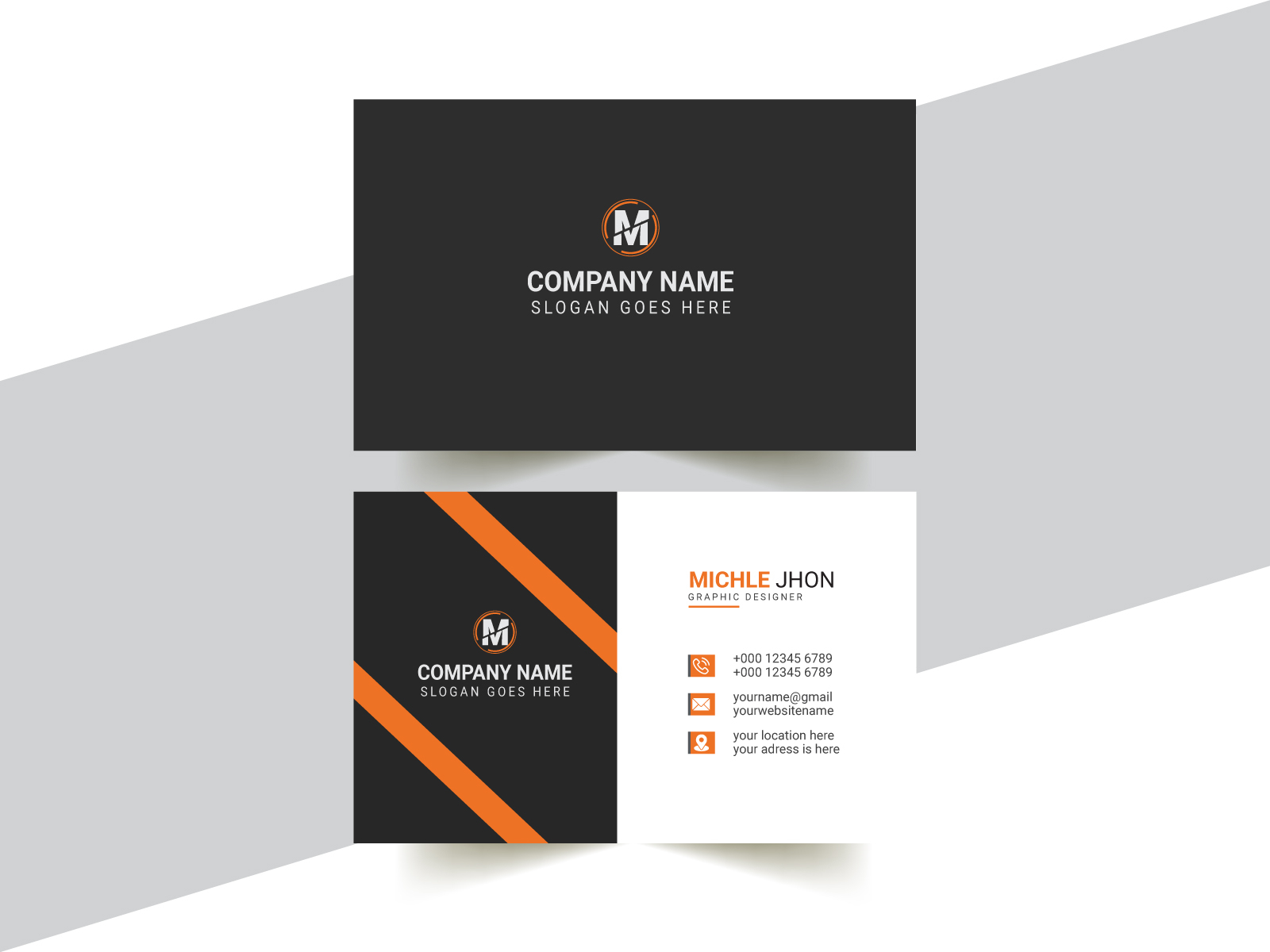 CREATIVE BUSINESS CARD by Freelancer khatun on Dribbble