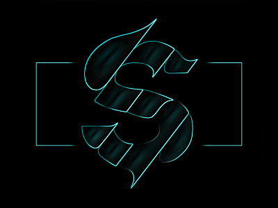 S - Typography clean design drawing graphic design illustration illustrator logo typography ui vector