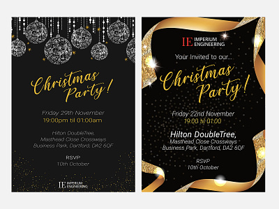 Christmas Party Invitations for Imperium Engineering