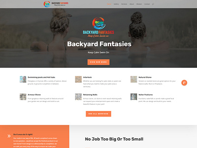 Backyard Fantasies design logo