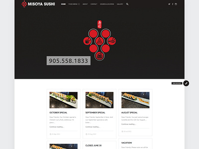 Misoya Sushi design