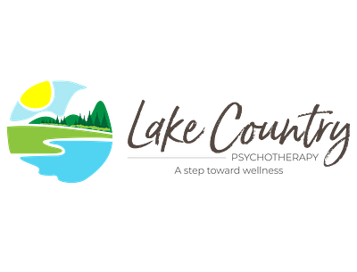 Lake Country Psychotherapy Logo design graphic design logo typography