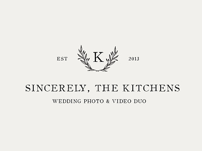 Sincerely, the Kitchens branding illustration logo logo design typography