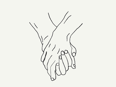 Clumsy hand illustration