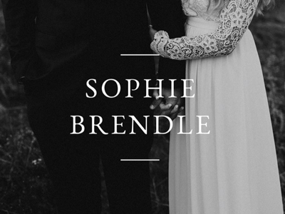 Sophie Brendle Branding branding classic design logo minimal photographer