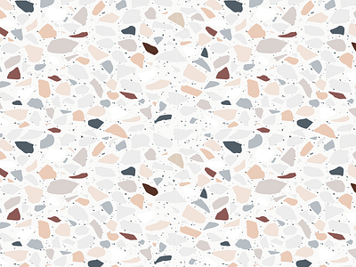 Terrazzo Inspired Pattern branding branding design floor minimal pastel pattern pattern design terrazzo