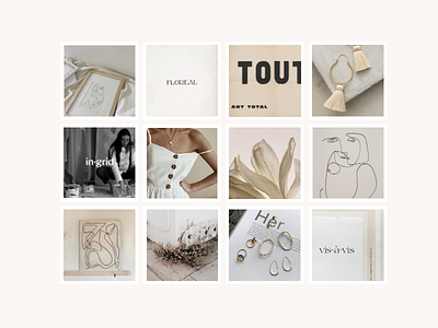 Neutral Mood Board brand design branding contour logo logo design mood board moodboard neutral