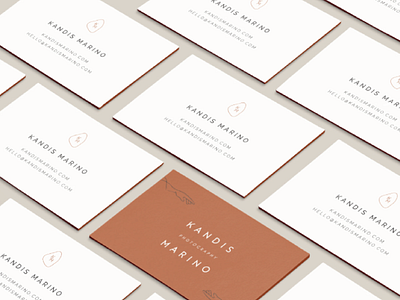 Kandis Marino Business Cards branding branding design busines card business business cards collatteral design logo