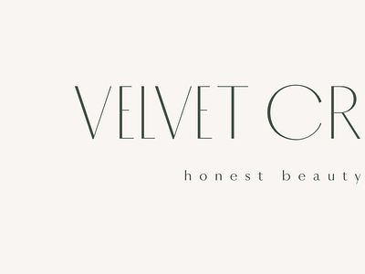 Velvet Crane Typography