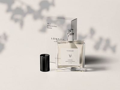 Verdure Perfume Packaging botanical branding design logo luxury minimalism nontoxic packaging perfume