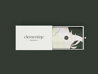 Clementine Packaging beauty branding clean beauty deodorant illustration logo minimalism packaging skin care typography