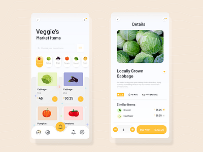 Fresh Vegetable App