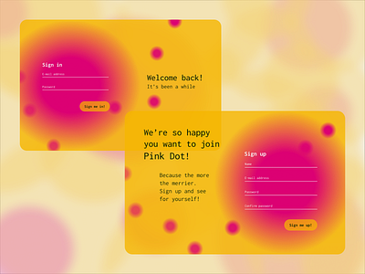Sign in/Sign Up design ui ux web
