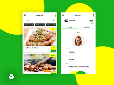 Food Apps UI Design Concept design ui