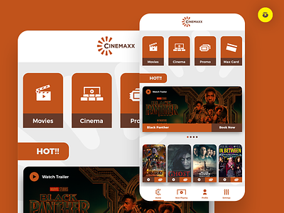 Cinemaxx Redesign Concept apps design cinema design ui design