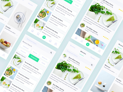 Restaurant Apps Design android app clean dark dashboard ios menu profile slide story ui website