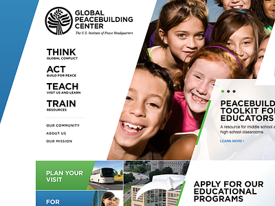 Global Peacebuilding Center educational global ia information architecture interaction interactive peace peacebuilding teach teaching train ui user experience usip ux washington website
