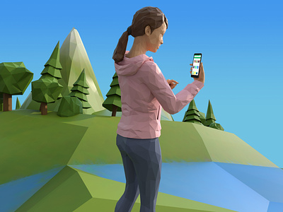World of Google Play 3dmodeling animation interactive low poly