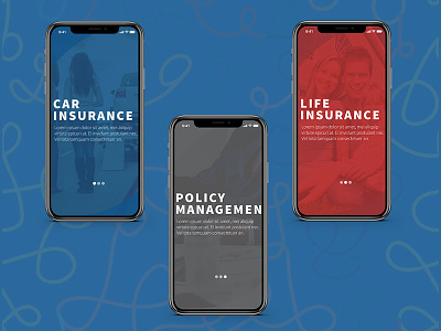 Insurance Mobile App design mobileapp uiux