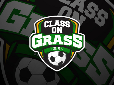 Class on Grass Logo 2017 ayinikat football logo logos soccer logo wibin