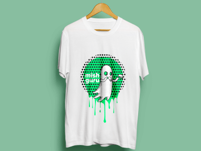 T-Shirt Design design ghost green illustration illustrator t shirt