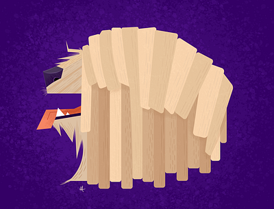 Komondor design graphic design illustration vector